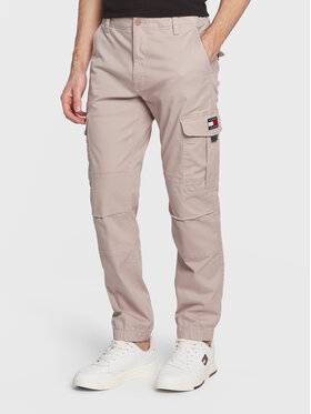 Tommy Jeans Tommy Jeans Jogger kelnės Ethan DM0DM15793 Pilka Relaxed Fit