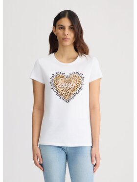 Liu Jo Liu Jo T-Shirt WA5240JS923M9681 Brązowy Regular Fit