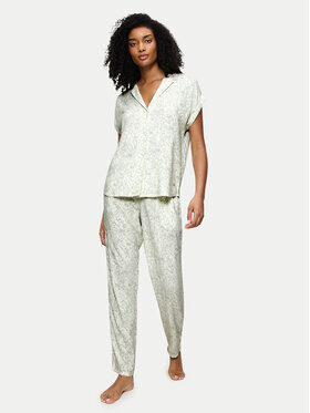Triumph Triumph Pijama Boyfriend 10222611 Verde Relaxed Fit