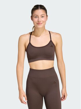 adidas adidas Biustonosz sportowy 155663 Brązowy
