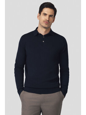 Lancerto Lancerto Sweter Jorge SW073125000004 Granatowy Regular Fit