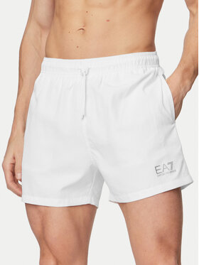 EA7 Emporio Armani EA7 Emporio Armani Шорти для плавання 7M001677 AF13019 M0076 Білий Regular Fit