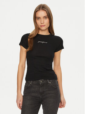Guess Jeans Guess Jeans T-Shirt W5RI57 KA0H1 Schwarz Slim Fit