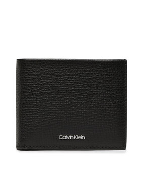 Calvin Klein Calvin Klein Малък мъжки портфейл Minimalism Bifold 6Cc W/Bill K50K509620 Черен
