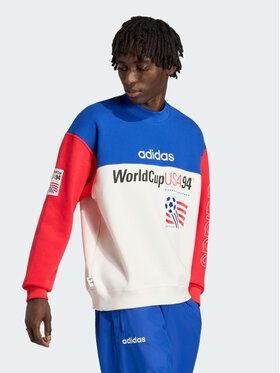 adidas adidas Bluza techniczna 165583 Niebieski jasny Loose Fit