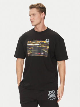 HUGO HUGO Тишърт Daveley_RB 50545125 Черен Regular Fit