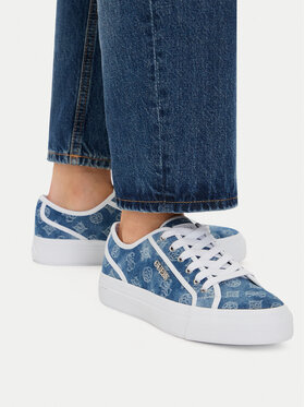 Guess Guess Sneakersy FLJJX7 FAL12 Modrá