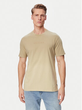 Guess Guess Тишърт M6GI29 K3258 Бежов Regular Fit