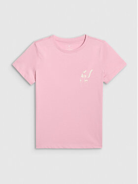 4F 4F T-Shirt URBAN COMMUTER Różowy jasny Regular Fit
