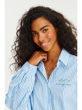 NAOKO NAOKO Košeľa Bluebell Modrá Regular Fit