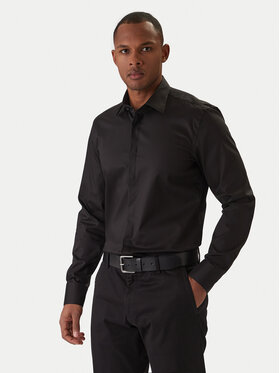 BOSS BOSS Srajca H-Hank 50550653 Črna Slim Fit