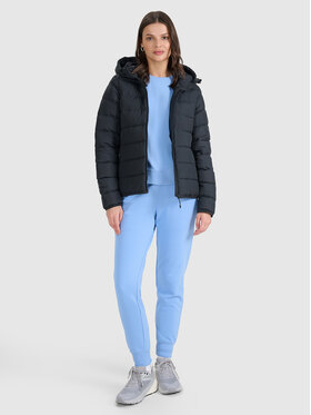 4F 4F Kurtka puchowa NATURAL (DOWN) WARMTH Czarny Regular Fit