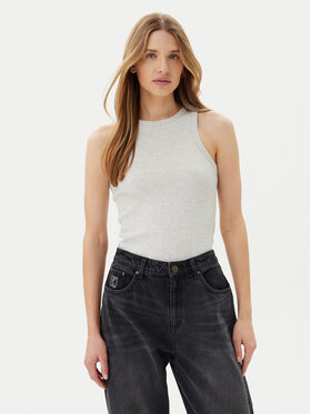 Pieces Pieces Top May 17154480 Gri Slim Fit