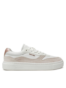 Calvin Klein Calvin Klein Sneakers Cupsole Lace Up W/Ml Mix M HW0HW02114 Bianco
