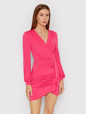 Rinascimento Rinascimento Φόρεμα κοκτέιλ CFC0107346003 Ροζ Slim Fit