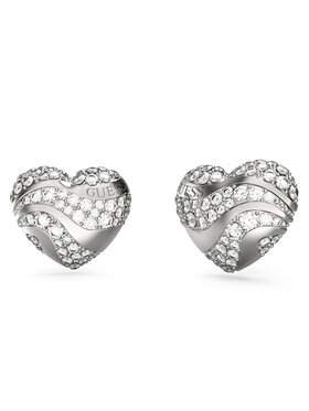 Guess Guess Naušnice JUBE04 504JW Stříbrná