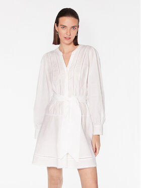 Tommy Hilfiger Tommy Hilfiger Kasdieninė suknelė WW0WW37962 Balta Regular Fit