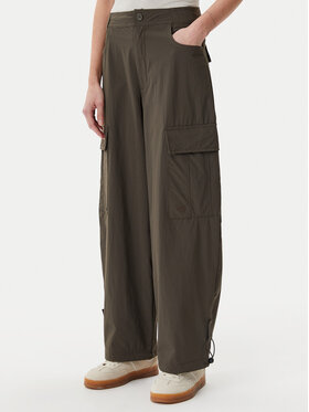 adidas adidas Pantaloni di tessuto Premium Essentials JD4785 Cachi Loose Fit