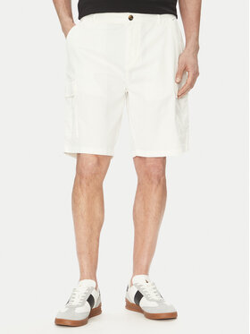 La Martina La Martina Шорти от плат MAB002 TW536 Бял Regular Fit