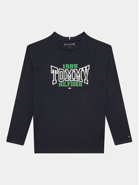 Tommy Hilfiger Tommy Hilfiger Bluzka KB0KB08429 D Granatowy Regular Fit