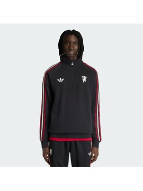 adidas adidas Bluza Manchester United Originals Czarny Regular Fit