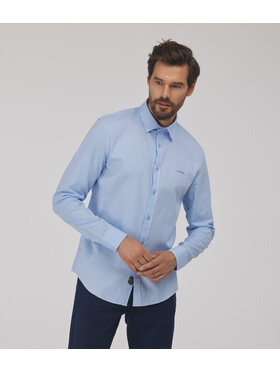 Lee Cooper Lee Cooper Koszula jeansowa VAN Niebieski Regular Fit