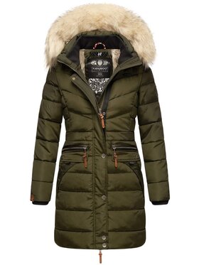 Navahoo Navahoo Kurtka zimowa Paula princess Zielony Casual Fit