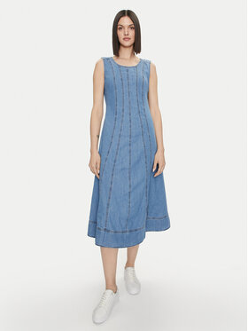 United Colors Of Benetton United Colors Of Benetton Sukienka jeansowa 4SULDV087 Niebieski Regular Fit