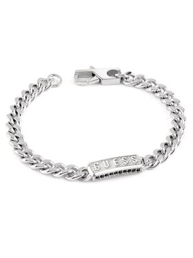 Guess Guess Bransoletka JUMB05015JW-ST-L Srebrny