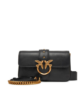 PINKO PINKO Borsetta Love One Mini Slouchy Fl PE 25 PLTT 104340 A2C2 Nero