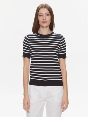 Tommy Hilfiger Tommy Hilfiger Πουλόβερ WW0WW38724 Μαύρο Regular Fit