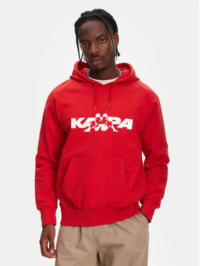 Kappa Kappa Majica dugih rukava Nhayma 341V57W Crvena Regular Fit
