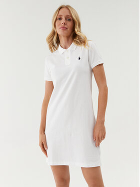 Polo Ralph Lauren Polo Ralph Lauren Kasdieninė suknelė Polo Shirt Shop 211799490017 Balta Regular Fit