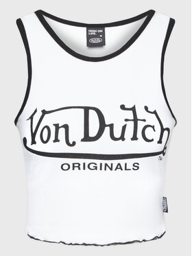 Von Dutch Von Dutch Top Ashley 6231065 Bijela Slim Fit