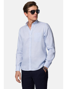 Lancerto Lancerto Koszula Adel KO073123000026 Błękitny Slim Fit