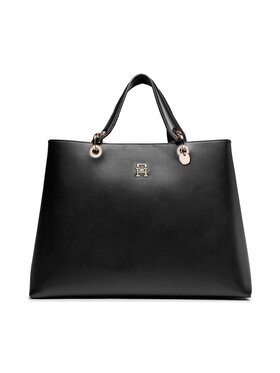 Tommy Hilfiger Tommy Hilfiger Τσάντα Th Chic Satchel AW0AW14784 Μαύρο