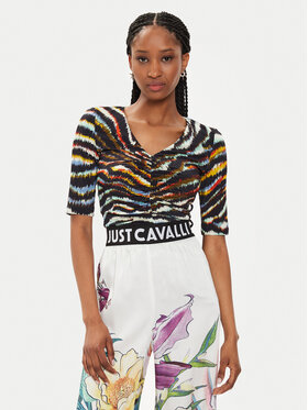 Just Cavalli Just Cavalli Póló 76PAH617 Színes Slim Fit
