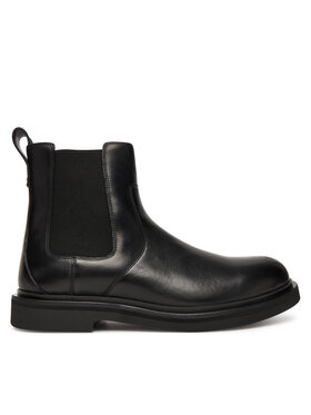 KARL LAGERFELD KARL LAGERFELD Kotníková obuv s elastickým prvkem KL12244 Černá