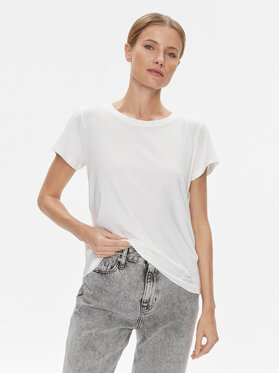 Tommy Hilfiger Tommy Hilfiger Tričko UW0UW04873 Biela Relaxed Fit