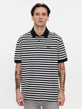 BOSS Boss Polo särk Palesstripe 50513604 Must Regular Fit