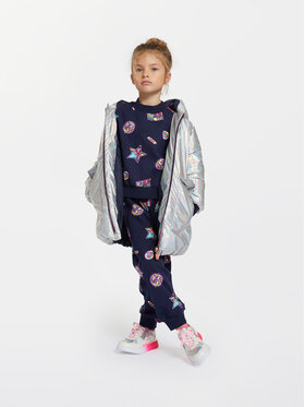 Billieblush Billieblush Kurtka puchowa U16363 Srebrny Regular Fit