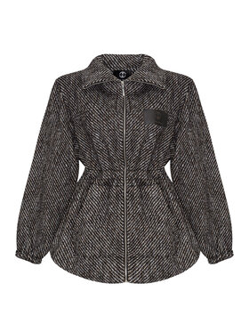 Magda Matyja Magda Matyja Kurtka przejściowa ASH ZIP Szary Regular Fit