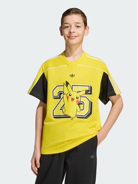 adidas adidas T-Shirt 172493 Żółty Loose Fit