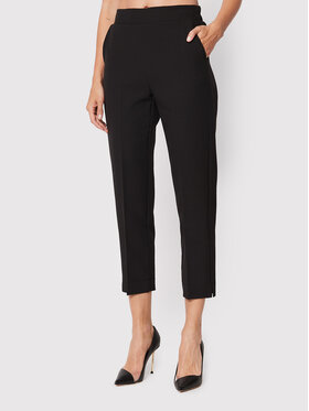 Maryley Maryley Chino kalhoty 22IB616/41NE Černá Regular Fit