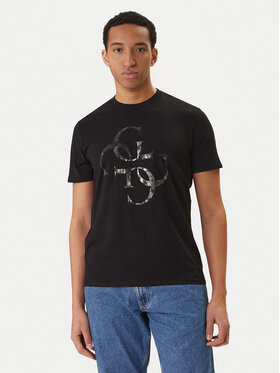 Guess Guess T-shirt M6RI03 I3Z14 Crna Regular Fit
