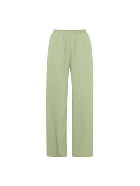 b.young b.young Spodnie damskie Pantalone lylirida pants Zielony Comfort Fit
