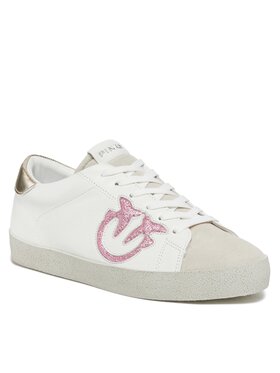 Pinko Pinko Sneakersy Seattle Sneaker AI 23-24 BLKS1 101631 A18A Bílá