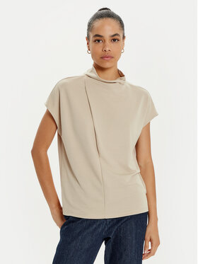 OUI OUI Blúz 89862 Bézs Regular Fit