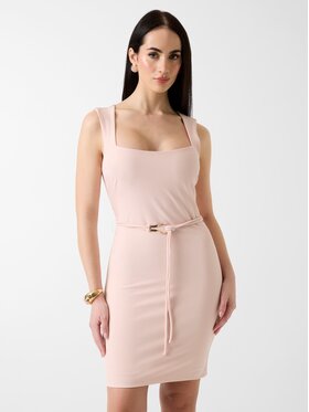 Guess Guess Sukienka codzienna 180337 Różowy Classic Fit