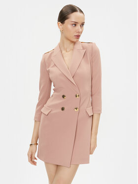 Elisabetta Franchi Elisabetta Franchi Koktejlové šaty AB-417-36E2-V520 Růžová Regular Fit